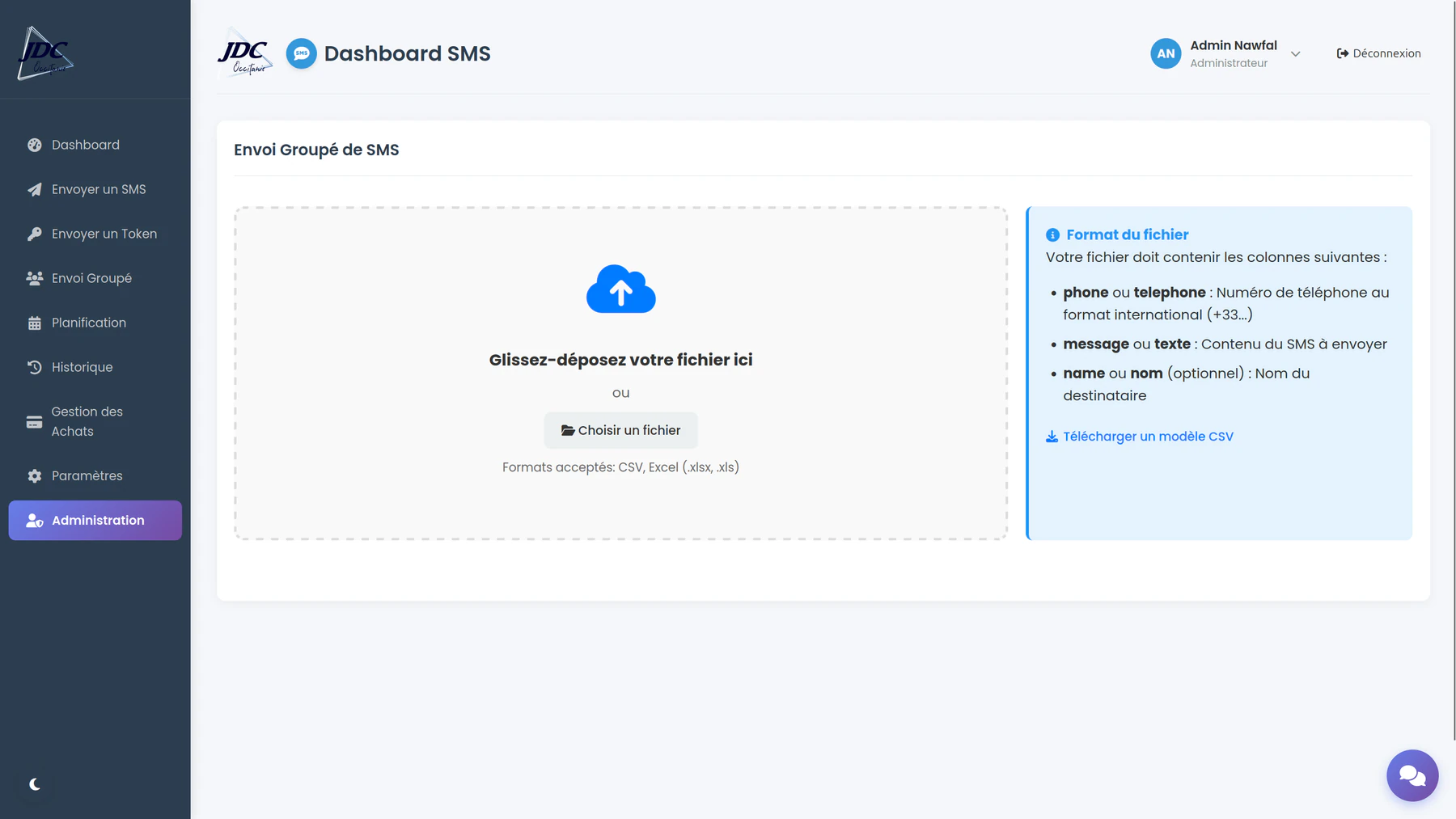 Bulk SMS sending