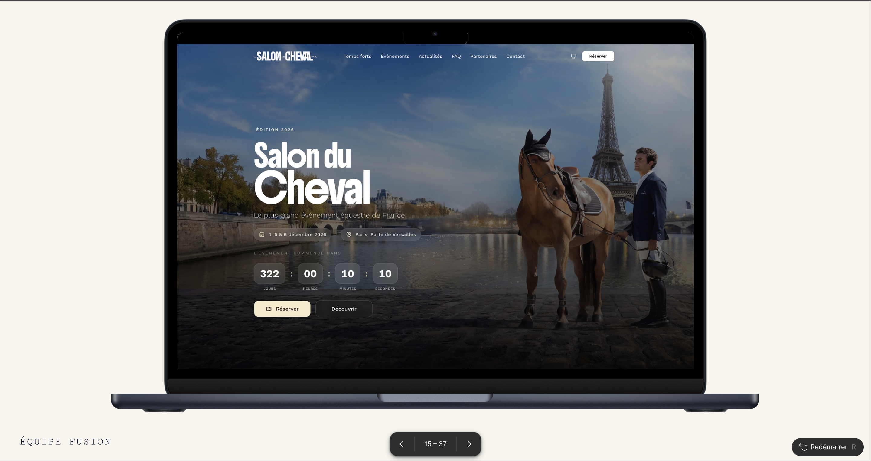 New website design